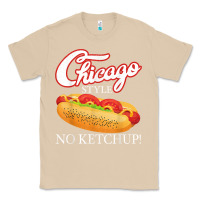 Mushroom chicago hot dog summer style 4th of july no ketchu Classic Tee - tuanDangUi