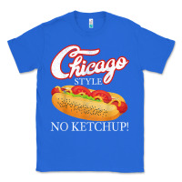 Chicago Hot Dog Summer Style 4th Of July No Ketchu Classic Tee | Teevron