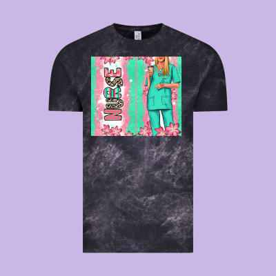 Nurse  Blonde Woman Vintage Tee Designed By Ranaportraitstore