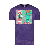 Cloud Purple nurse  blonde woman Vintage Tee - RanaPortraitStore