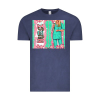 Vintage Denim nurse  blonde woman Vintage Tee - RanaPortraitStore