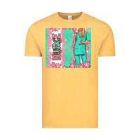 Vintage Mustard nurse  blonde woman Vintage Tee - RanaPortraitStore