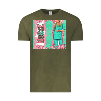 Vintage Olive nurse  blonde woman Vintage Tee - RanaPortraitStore