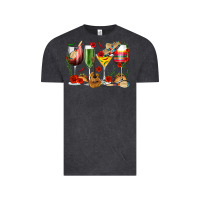 Vintage Black Mexico Wine Glasses Vintage Tee - texasbilliewilder