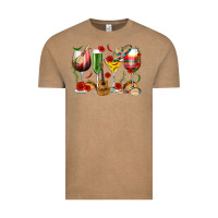 Vintage Coffee Mexico Wine Glasses Vintage Tee - texasbilliewilder