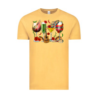 Mexico Wine Glasses Vintage Tee | Teevron