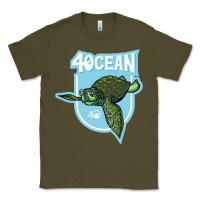 Army Green 4ocean 7 Classic Tee - tuanDangUi