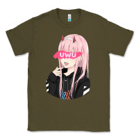 Army Green uwu Classic Tee - tuanDangUi