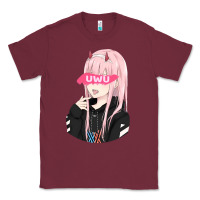 Burgundy uwu Classic Tee - tuanDangUi