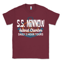 Burgundy s.s. minnow   gilligan's island Classic Tee - tuanDangUi