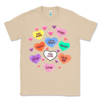 Mushroom womens valentine candy heart valentines day vneck Classic Tee - tuanDangUi