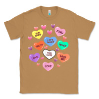 Toasted Coconut womens valentine candy heart valentines day vneck Classic Tee - tuanDangUi