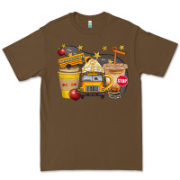 School Bus Coffee And Star Bbs Premium Tee | Teevron