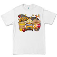 White School Bus Coffee And Star Bbs Premium Tee - BundleAndBundleShop