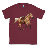 Burgundy horse body Classic Tee - RanaPortraitStore