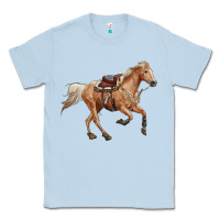 Dusty Blue horse body Classic Tee - RanaPortraitStore