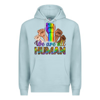 We Are All Human Premium Hoodie | Teevron
