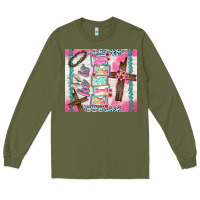 Army Green he is risen Long Sleeve Tee - TumblerDesignByShophia
