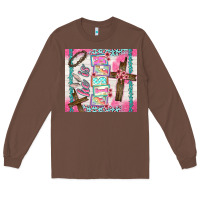 Chestnut he is risen Long Sleeve Tee - TumblerDesignByShophia