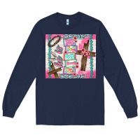 Navy he is risen Long Sleeve Tee - TumblerDesignByShophia