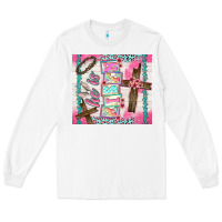 White he is risen Long Sleeve Tee - TumblerDesignByShophia