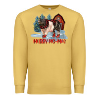 Antique Gold merry pigmas Premium Sweatshirt - LillyAllenDesigns