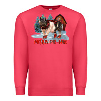 Merry Pigmas Premium Sweatshirt | Teevron
