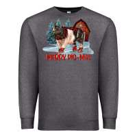 Charcoal Heather merry pigmas Premium Sweatshirt - LillyAllenDesigns