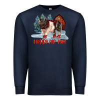 Navy merry pigmas Premium Sweatshirt - LillyAllenDesigns