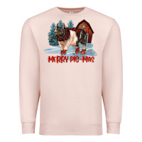 Pale Pink merry pigmas Premium Sweatshirt - LillyAllenDesigns