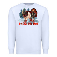 White merry pigmas Premium Sweatshirt - LillyAllenDesigns