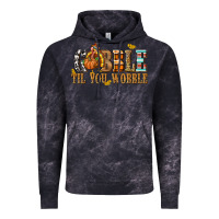 Cloud Black Gobble Til You Wobble with Turkey Vintage Hoodie - texasbilliewilder