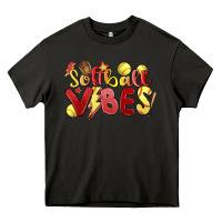 Asphalt softball vibes Heavy Core Tee - MaliasSmallBusiness
