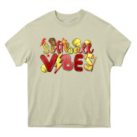 Mossy softball vibes Heavy Core Tee - MaliasSmallBusiness