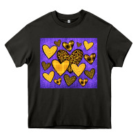 Asphalt team spirit color purple and gold Heavy Core Tee - JahusDesignShop