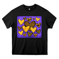 Black team spirit color purple and gold Heavy Core Tee - JahusDesignShop
