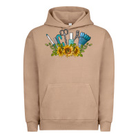 Pigment Burro nail tools with sunflower Urban Hoodie - BarkalooDesign