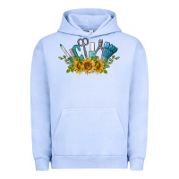 Pigment Grape Ice nail tools with sunflower Urban Hoodie - BarkalooDesign