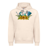 Sandshell nail tools with sunflower Urban Hoodie - BarkalooDesign