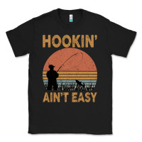 Black Hookin Ain t Easy Fishing Classic Tee - Bettercallsaul