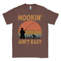 Chestnut Hookin Ain t Easy Fishing Classic Tee - Bettercallsaul