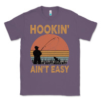 Lavender Hookin Ain t Easy Fishing Classic Tee - Bettercallsaul