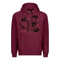 Burgundy the wild wild west colour Premium Hoodie - tuanDangUi