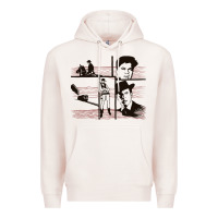 Pale Pink the wild wild west colour Premium Hoodie - tuanDangUi