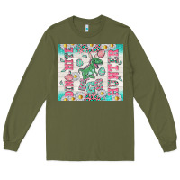 Army Green dino mite egg hunter Long Sleeve Tee - TumblerDesignByShophia