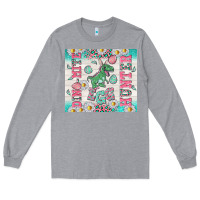 Heather Grey dino mite egg hunter Long Sleeve Tee - TumblerDesignByShophia