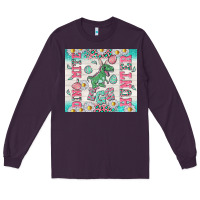 Plum dino mite egg hunter Long Sleeve Tee - TumblerDesignByShophia