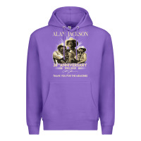 Purple Alan Art Jackson Limited Design Gift For Fans Premium Hoodie - tuanDangUi