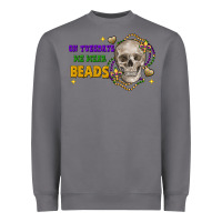 Storm On tuesdays we wear beads skull Heavyweight Sweatshirt - FaDigitalArtStudio