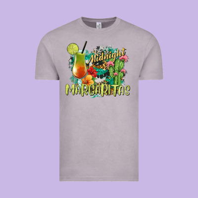 Midnight Margaritas Vintage Tee Designed By Texasbilliewilder